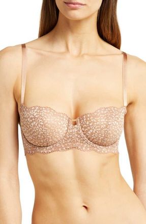 Skarlett Blue Rouse Full Coverage Balconette Bra in Ginger/ivory at Nordstrom, Size 34Ddd