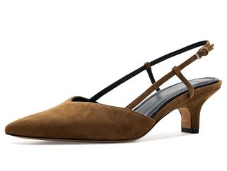 Vince Levvy Slingback Shoes Womens Shoes Elmwood : 7.5 M, Leather