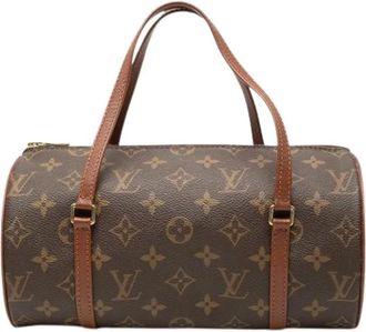 Louis Vuitton Pre-owned Papillon 26 - Dames - Vintage Handtas - Bruin - ONE Size - Leer - Vintage