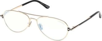 Tom Ford Brillen - Heren - Brillen - Geel - 56 MM - Accessoires