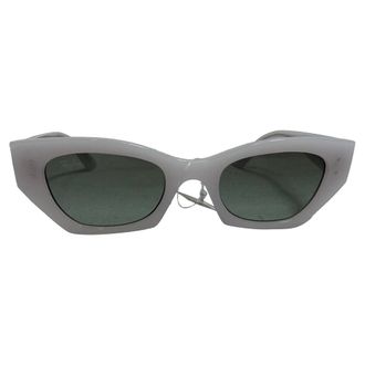 Ray-Ban Zena Cat-Eye zonnebril in wit acetaat