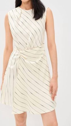 En Saison Rebekah Mini Dress In Ivory Black