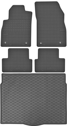 OEM Juego De Alfombrillas De Goma Para Coche Y Maletero Para Opel Astra Iv J Hatchback (2010-2016)