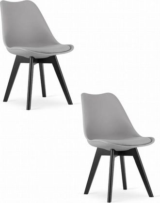 OEM Silla Mark - Patas Gris / Negro X 2