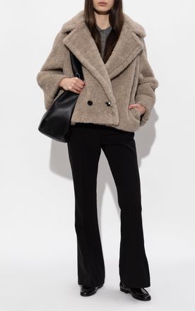 Max Mara Fur Coat Cambusa, Womens, Grey