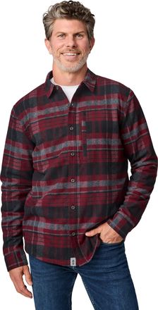 Free Country Mens Easywear II Fleece Lined Flannel Shirt