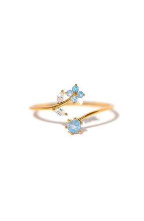 Girls Crew Wandering Blossom Adjustable Ring in Gold at Nordstrom