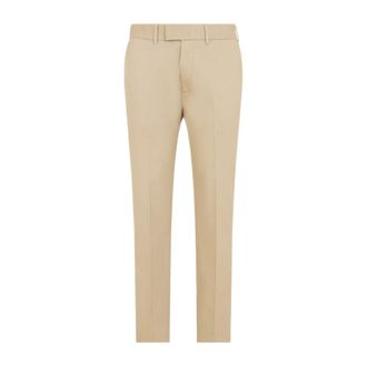 Tom Ford Beige Straight Leg Cotton Pants