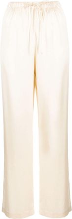 Reformation Olina silk trousers - women - Silk - L - Neutrals