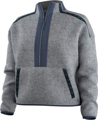 Smartwool Second Cut Fleece 1/2 Zip Fleecepullover f&uuml;r Damen | grau