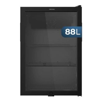 Cecotec Cecotec Mini Frigor&iacute;fico Con Puerta De Cristal Bolero Coolmarket Bc 72 Black, 72 Litros De Capacidad, 44,5 Cm De Ancho, 67