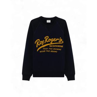 Roy Rogers Sweatshirts, male, Blue, Size: XL ROY RogerS Sweaters