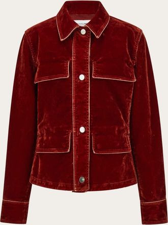 Ferragamo Women Workwear inspired jacket Red