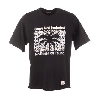 Dolce & Gabbana Heren, Tops, Zwart, Maat: L Katoen
