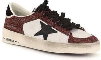 Golden Goose Womens Stardan Sneakers Milk-Bordeaux-Black Milk/bordeaux/black