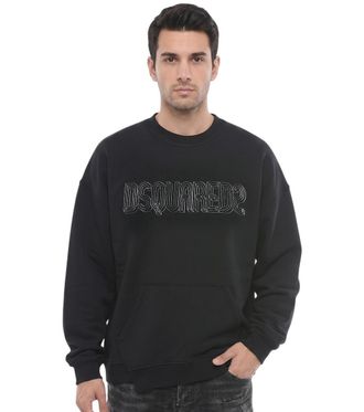 Dsquared2 Black Crew Neck Sweatshirt