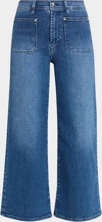 Frame Denim Le Slim Palazzo Crop Jeans