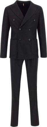 Santaniello Completo doppiopetto - Nero