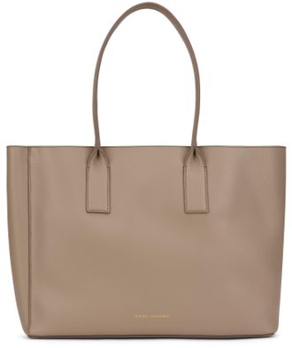 Marc Jacobs Womens Tote Bag Pop J Work Light Slate Cow Hide