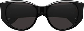 Balenciaga Balenciaga Bb0455s Linea Extreme 001 Black Grey Sunglasses