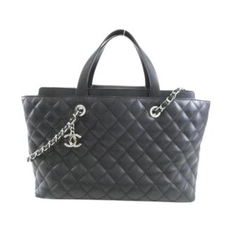 Chanel Bolso Tote Vintage Pre-owned - Pre-owned - Mujer - Negro - ONE SIZE