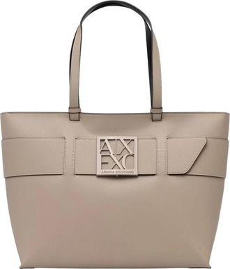 A|X Armani Exchange Bolso Shopper - Bags - Mujer - Beige - ONE SIZE
