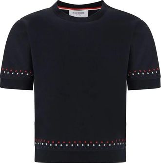 Thom Browne Donna, Top, Nero, XS, new