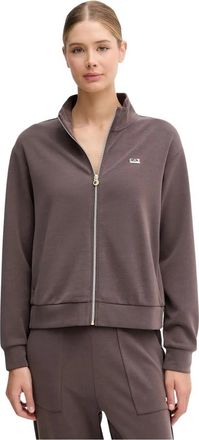 Emporio Armani 7W000191 Zip-through Sweatshirt - Dames - Vesten met rits - Bruin - XS - Polyester - Hoodies & sweatvesten