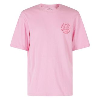 Edwin Music Channel T-Shirt - Heren - T-shirts - Roze - L - Katoen - Tops