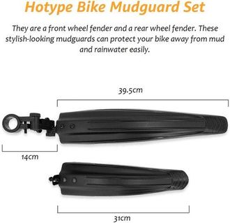 OEM Guardabarros Para Bicicleta - Protecci&oacute;n Contra El Barro Y La Lluvia - Juego De 2