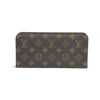 Louis Vuitton Marron Rouge Coated Canvas Long Wallet (Bi-Fold) (Pre-Owned)