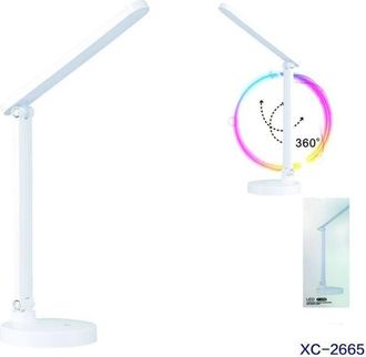 Trade Shop Trade Shop Traesio - Trade Shop - Lampada Tavolo Scrivania Moderna Led Casa Ufficio Touch Bianca Snodabile Dt-2665