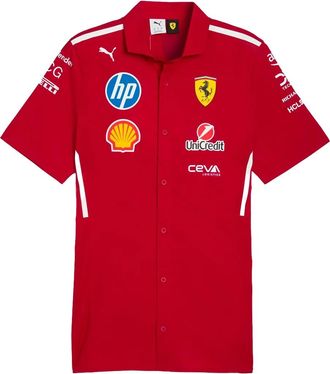 Puma x Scuderia Ferrari T-shirt Team 2025 - Rosso