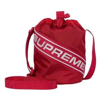 SUPREME FW23 Small Cinch Pouch Red SUP-FW23-0822