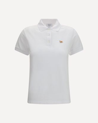 Maison Kitsun&eacute; Fox embroidered Polo Shirt Female XS