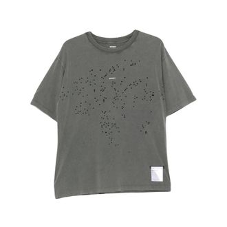 SATISFY Hombre, Camisetas, Gris, Talla: M