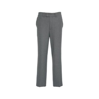 Paolo Pecora Chinos, male, Gray, Size: XL Classic Plaid Chinos Grigio Aw25