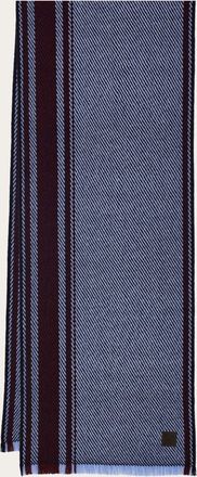 Ferragamo Uomo Sciarpa in cashmere Blu