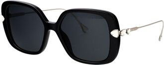 Swarovski Womens Sunglasses 0sk6011 Black Acetate