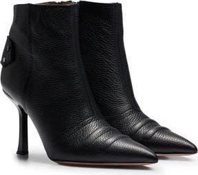 BOSS Vivian Pointed Toe Bootie in Blk at Nordstrom Rack, Size 10.5