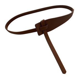 Generic Women Skinny Belt Adjustable Slim Thin Waist Belt Waistband Decorative Belt for Jeans Pants Dresses Coat