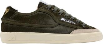 Autry Windscape Low Pony Effect Sneakers - Dames - Schoenen - Groen - Maat: 39 EU Leer