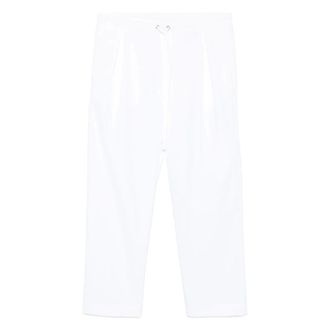 Khaite Broeken, Dames, Wit, M, Katoen, Trenton Pant