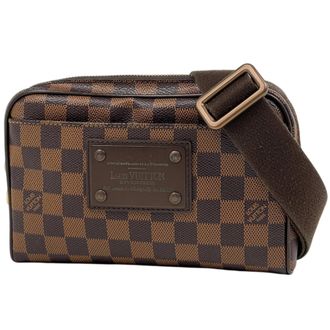 Louis Vuitton Brown Damier Canvas Sling Bag (Pre-Owned)