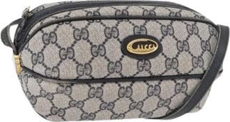 Gucci Pre-owned Cross Body Bags, female, Blue, Size: ONE SIZE Pre-owned Vintage Shoulder Bag