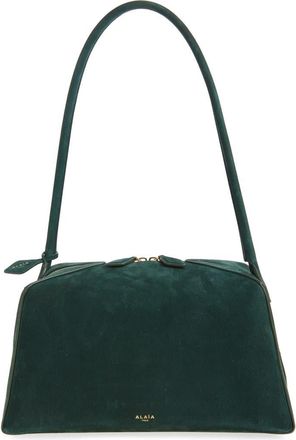 Alaia Shoulder Bag in Vert Foret at Nordstrom