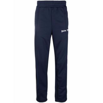 Palm Angels Sweatpants, male, Blue, Size: S Classic Track Pants