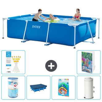 Intex Piscina Con Estructura Rectangular - 300x200x75 Cm - 7-piezas S126