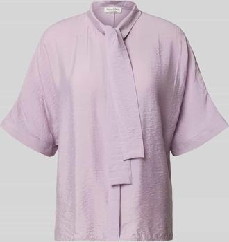 Marc O'Polo Relaxed Fit Schluppenbluse aus Viskose-Mix in Flieder, Gr&ouml;&szlig;e 34