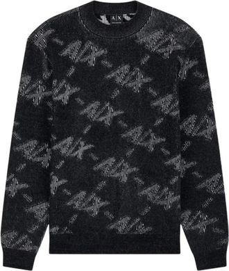 A|X Armani Exchange Maglione Girocollo - - Knitwear - Uomo - Nero - M